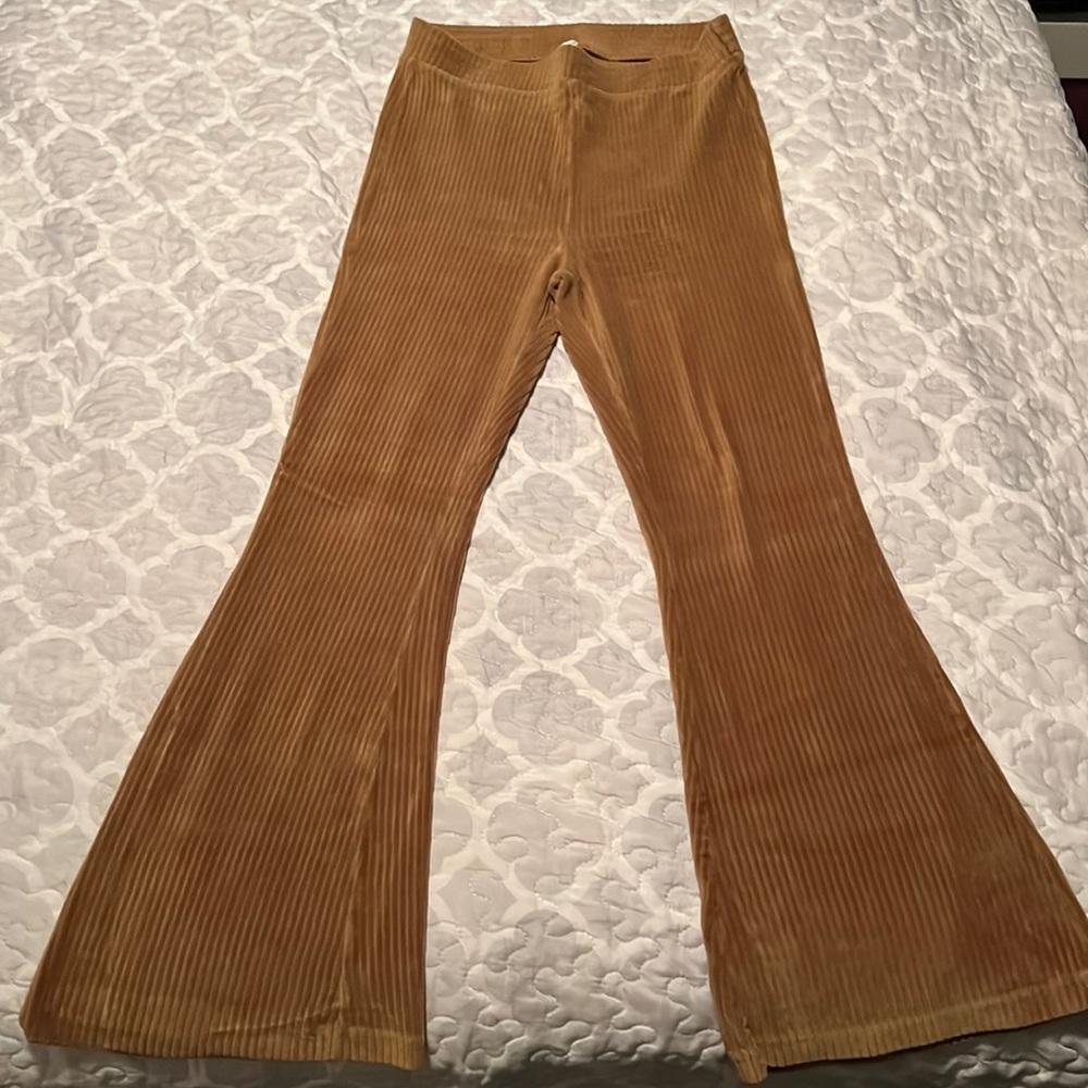Aerie Ribbed Flare Pants